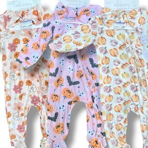 Bamboo Halloween Pajamas Size 3-6M